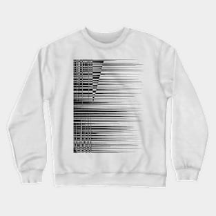 Speed sharp  lines gradient pattern texture Crewneck Sweatshirt